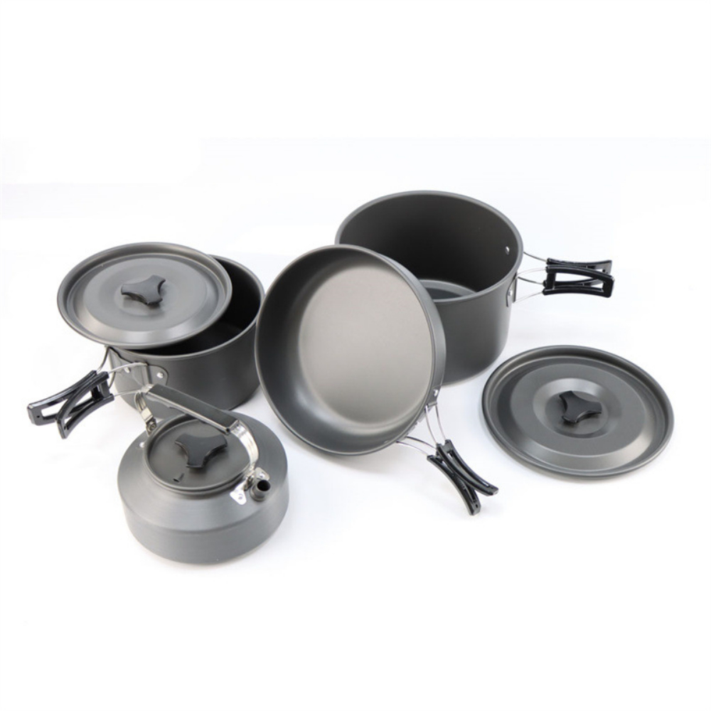 Camping Cooking Pot Large - Conjunto de Cozinha para Camping ao