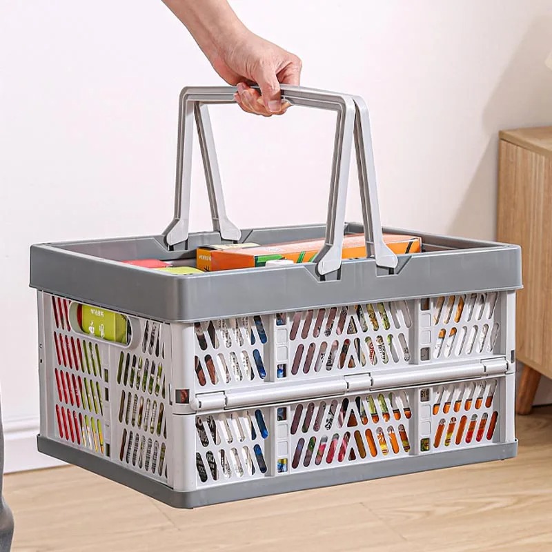 Camping Cooking Basket - Cesta Grande Dobrável Portátil para Piquenique