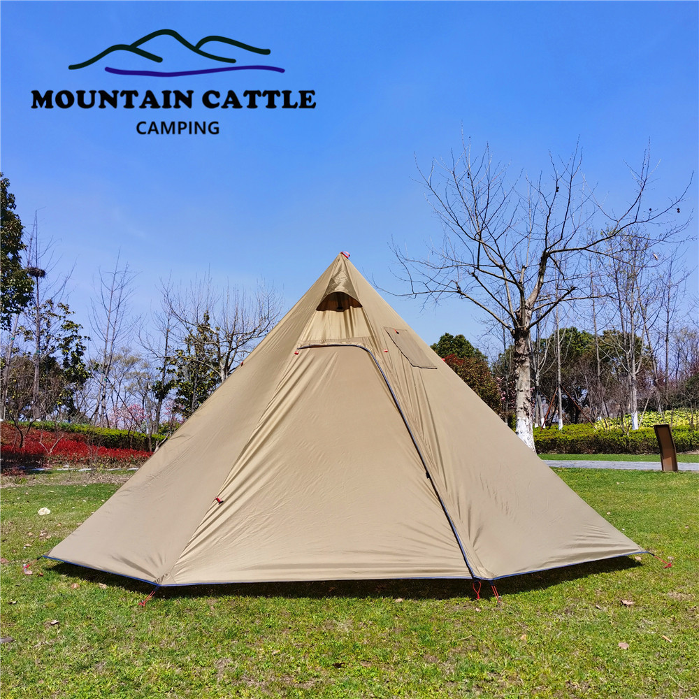Camping Cooking Tent - Barraca piramidal de inverno para 2-3