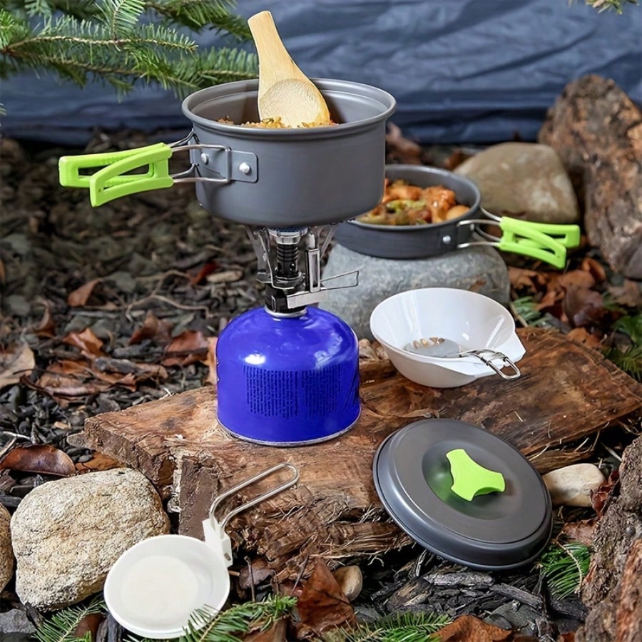 Camping Cooking Accessories - Conjunto de utensílios para cozinhar em