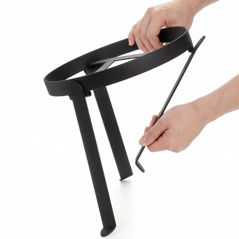 Camping Cooking Open Fire - Suporte Tripé Dobrável L71A para Camping