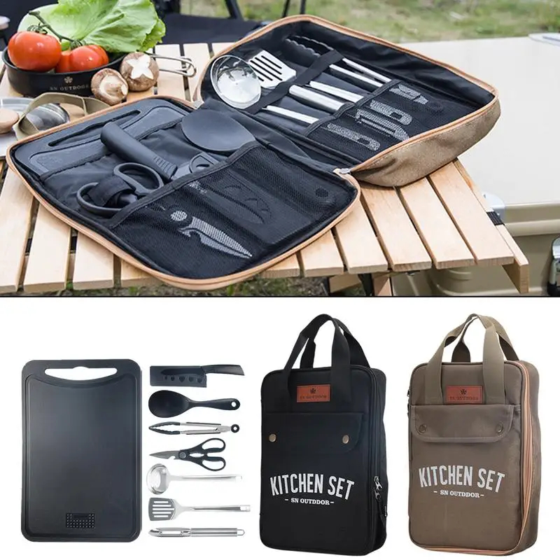 Camping Cooking Cup - Conjunto de Utensílios de Cozinha para