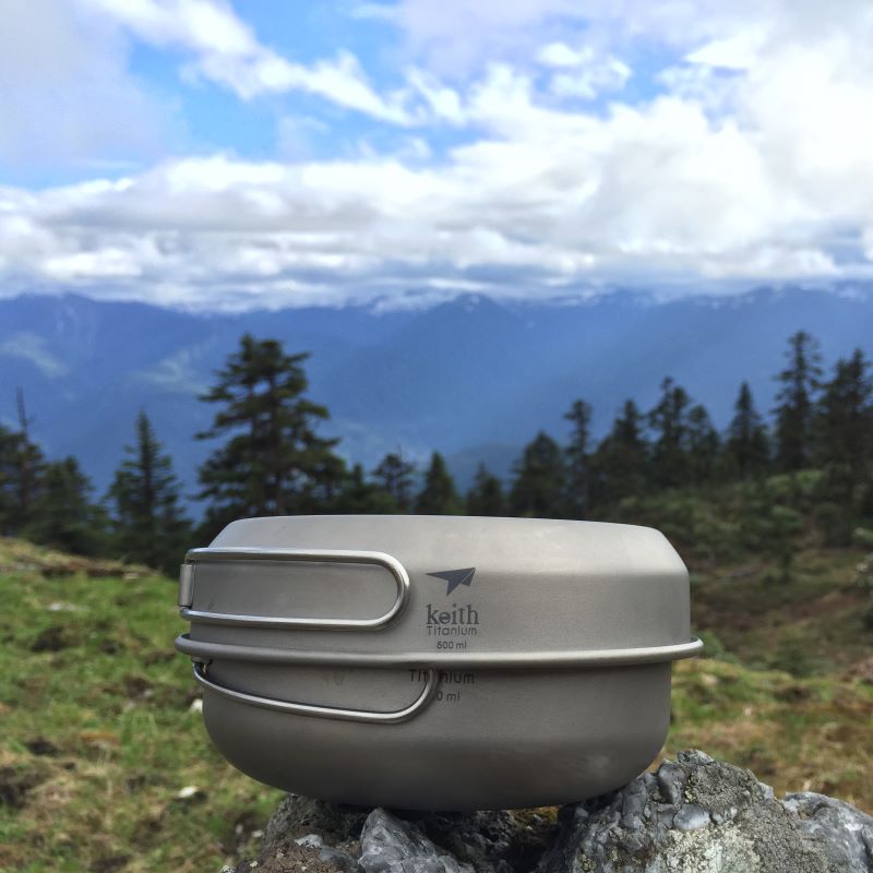Camping Cooking Hot Plate - KEITH Titanium Ti6053 Conjunto de panela