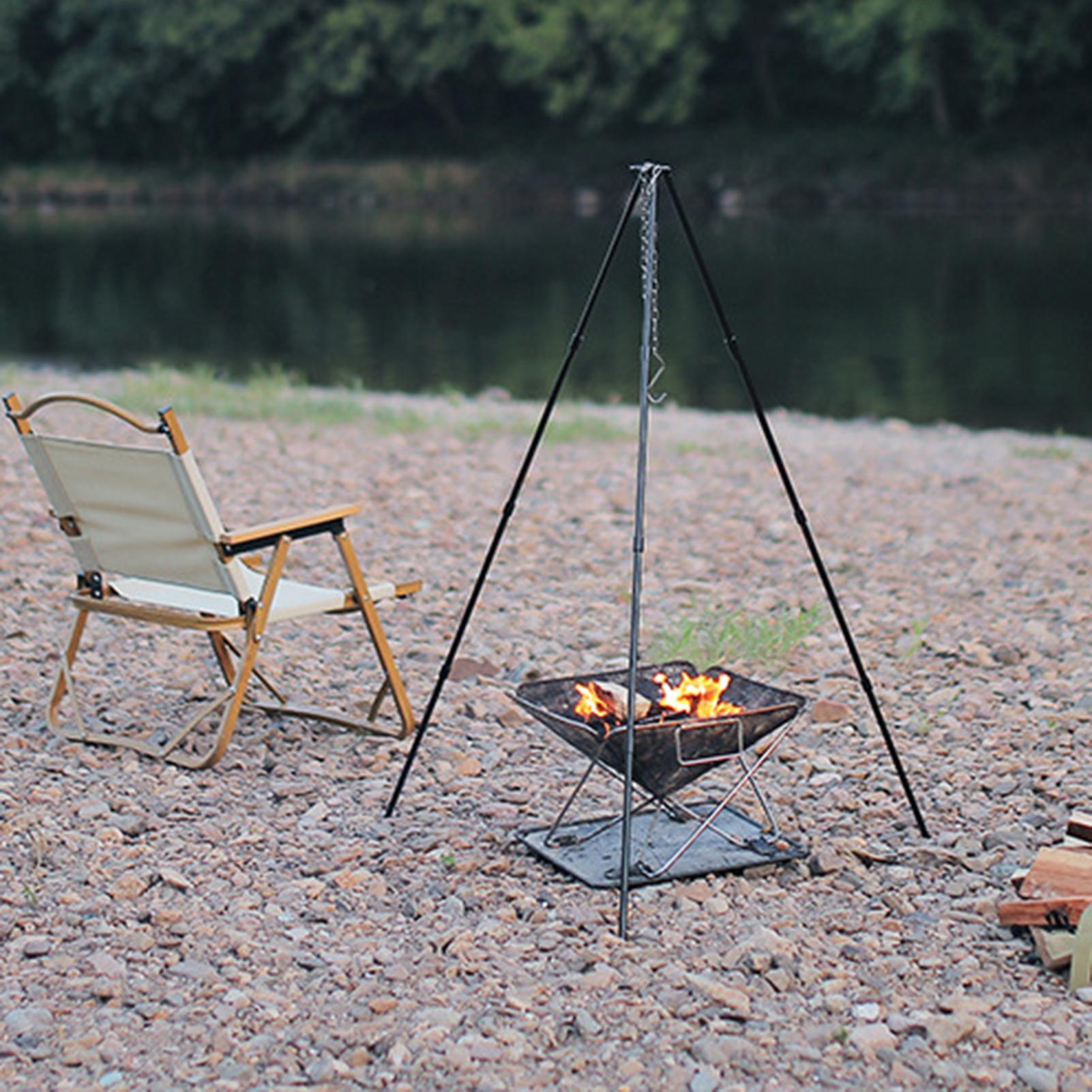 Camping Cooking Pot Large - Suporte Tripé Grande para Fogueira ao