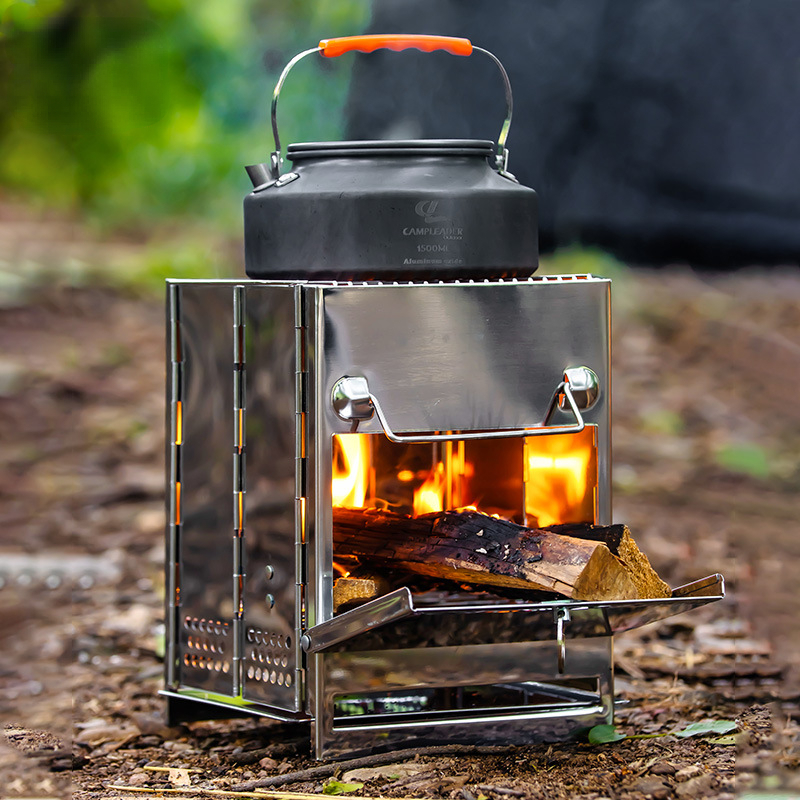 Camping Cooking Grate - Fogão de churrasco de aço inoxidável