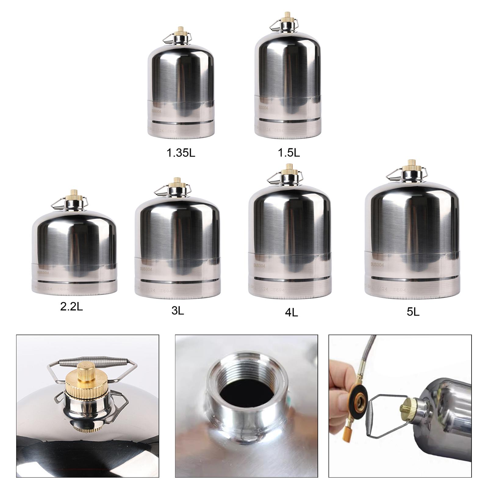Camping Cooking Canister - Tanque de gás para acampamento, vasilha