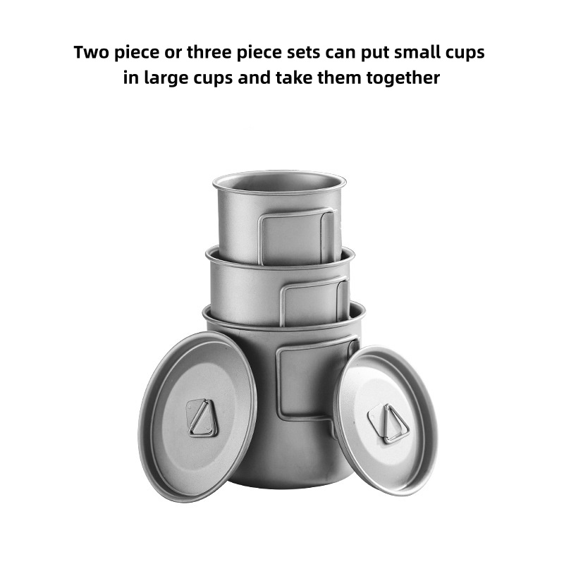Caneca de Camping em Titânio c - Camping Cooking Cup avaliação e preço