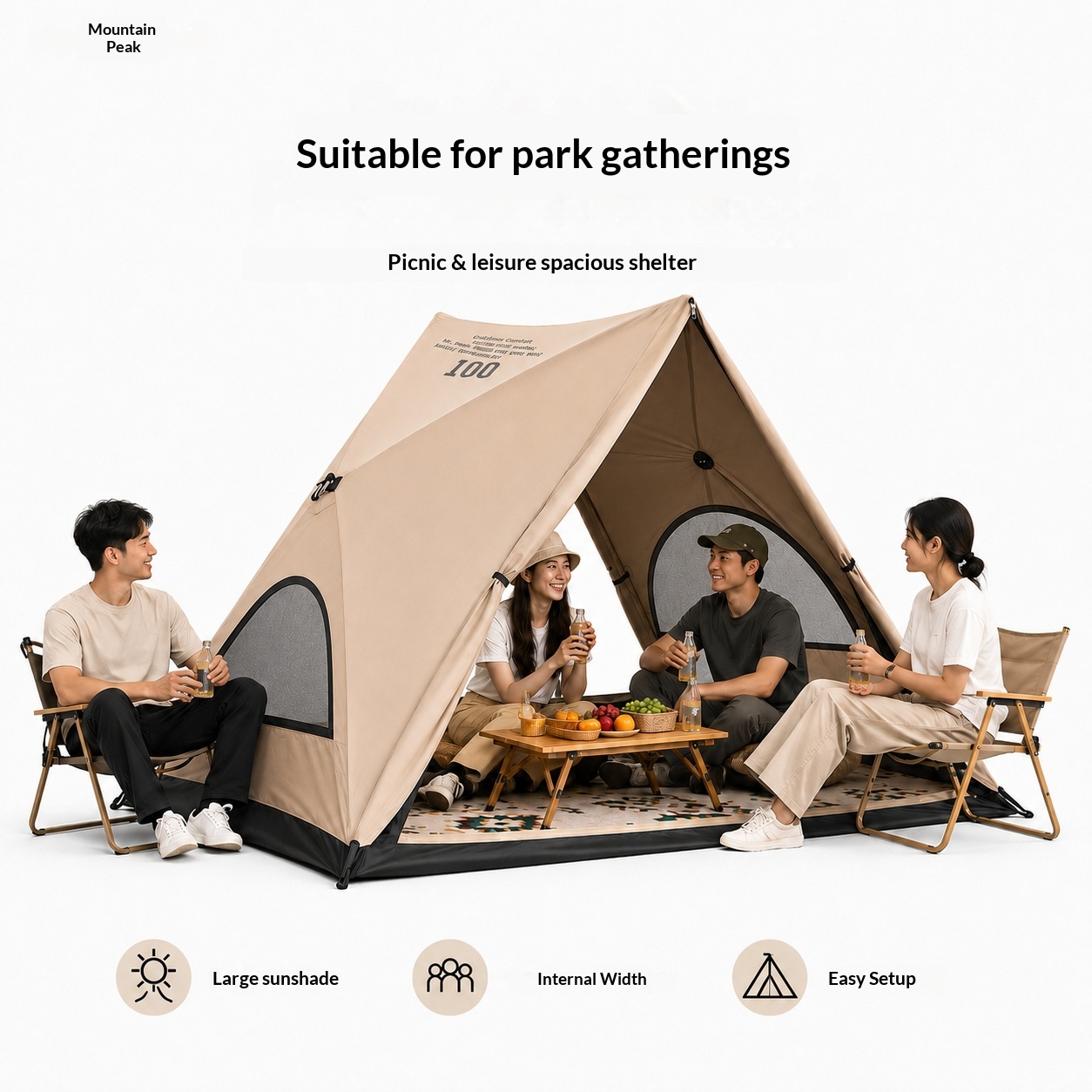 Tenda Triangular Automática, T - Camping Cooking Tent avaliação e preço