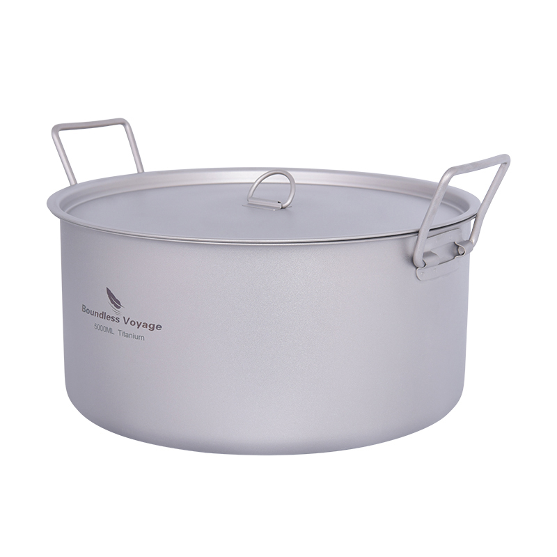 Viagem ilimitada-Panela de tit - Camping Cooking Pot Large avaliação e preço