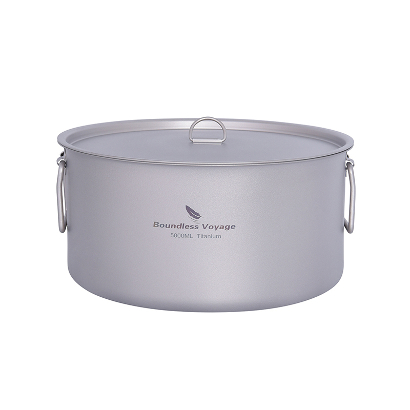 Viagem ilimitada-Panela de tit - Camping Cooking Pot Large avaliação e preço