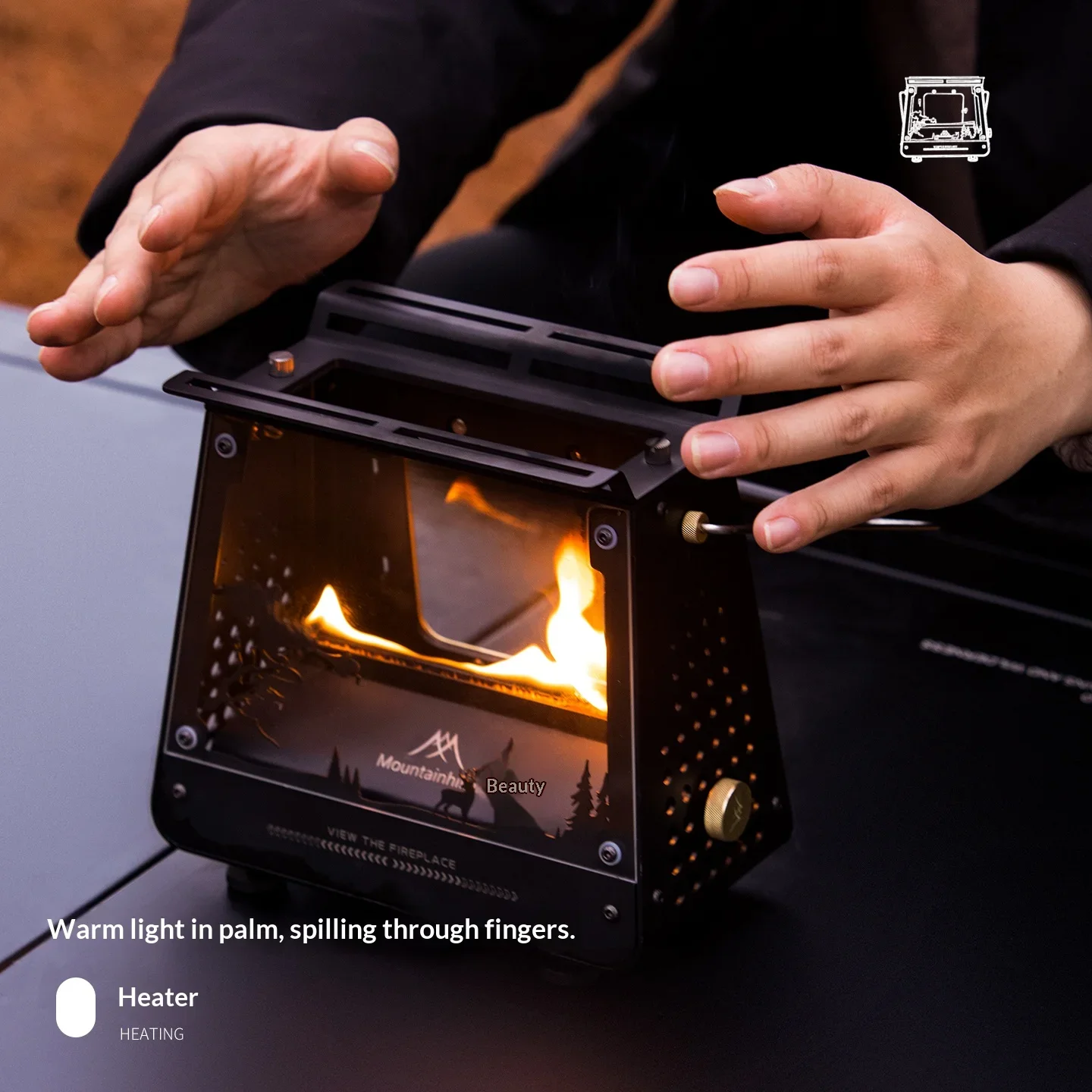 Fogão a Óleo Portátil MOUNTAIN - Camping Cooking Open Fire avaliação e preço