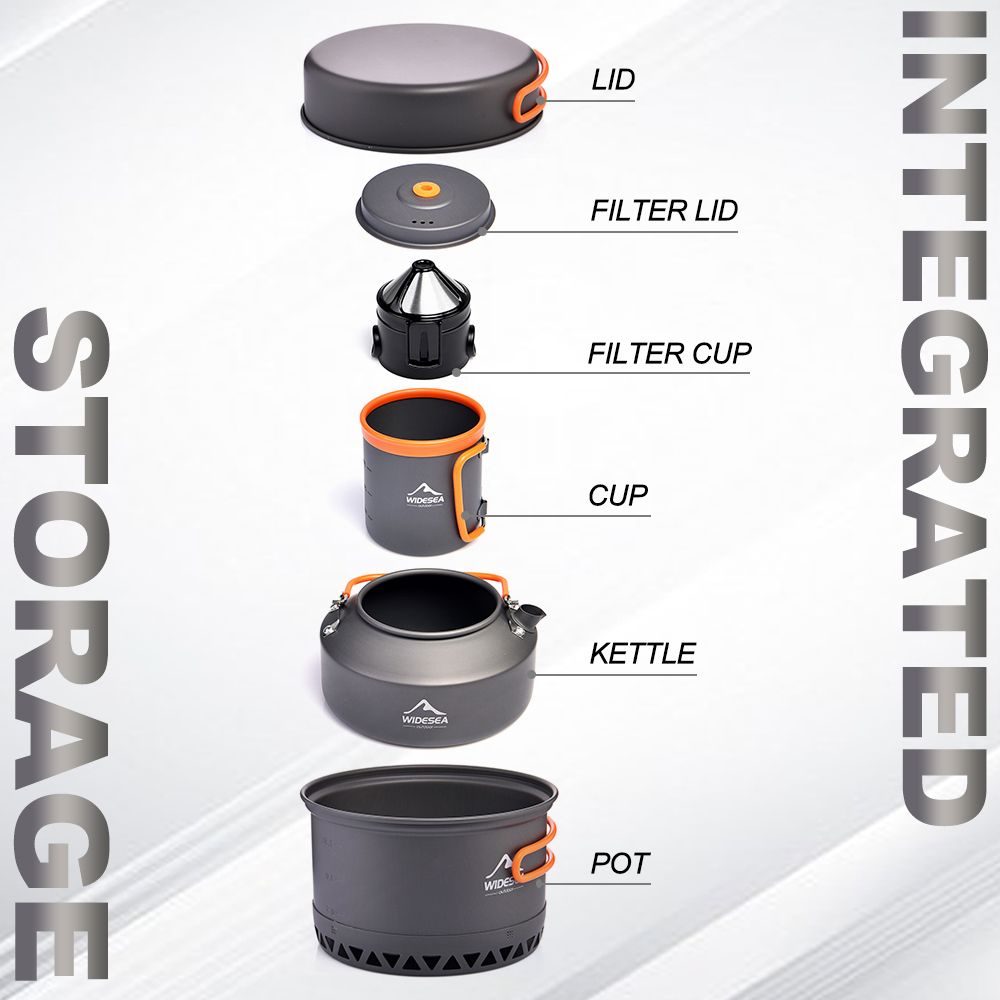 Conjunto de Utensílios de Mesa - Camping Cooking Can avaliação e preço