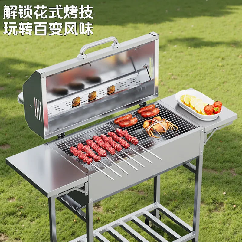 Conjunto de churrasqueira port - Camping Cooking Area avaliação e preço