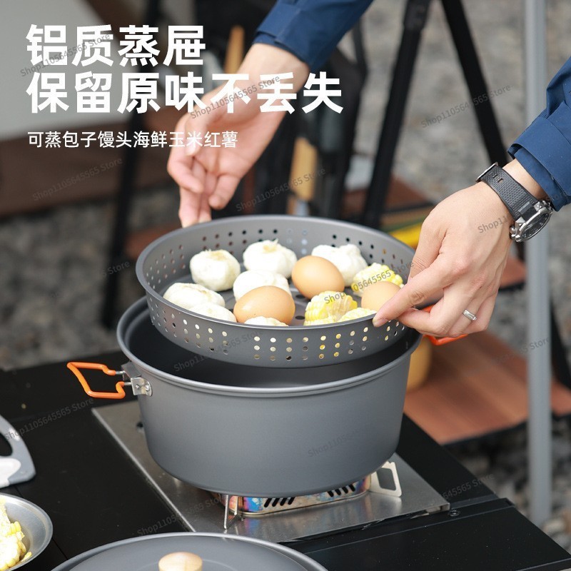 Panela para Cozinha ao Ar Livr - Camping Cooking Pot Large avaliação e preço