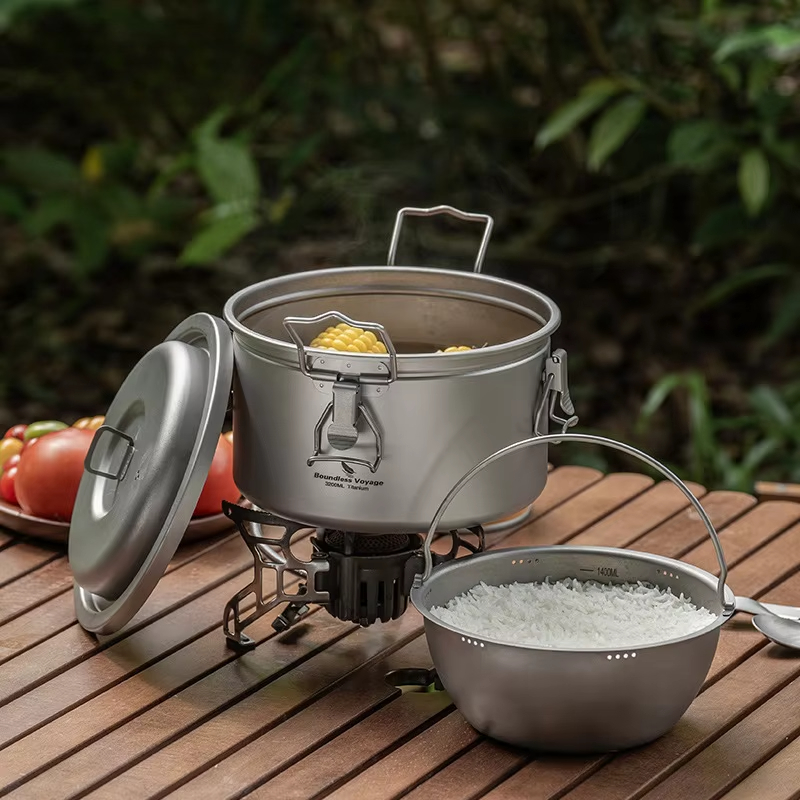 Panela de Cozinha para Camping - Camping Cooking Pot Large avaliação e preço