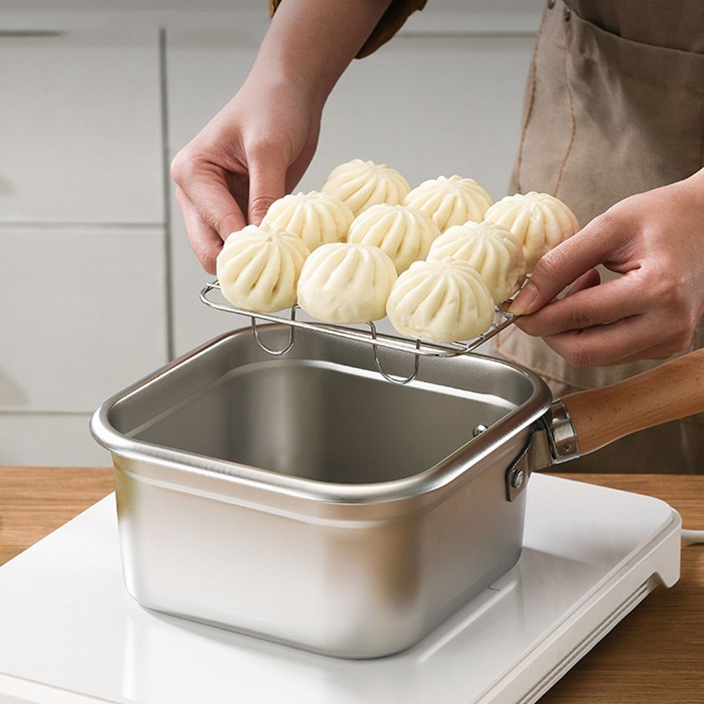 Frigideira portátil de aço ino - Camping Cooking Basket avaliação e preço