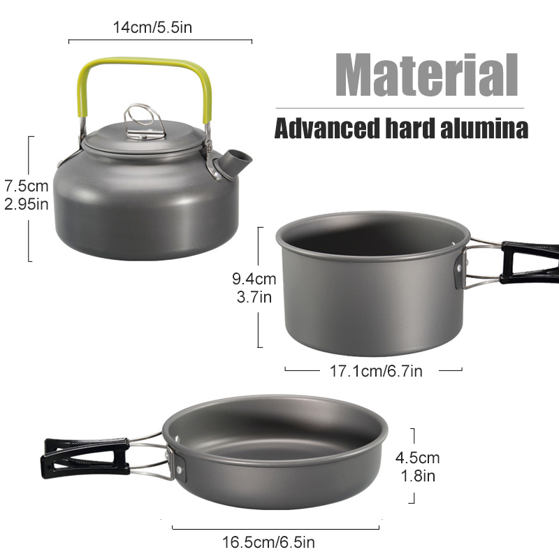 Westtune kit de panelas de aca - Camping Cooking Cup avaliação e preço