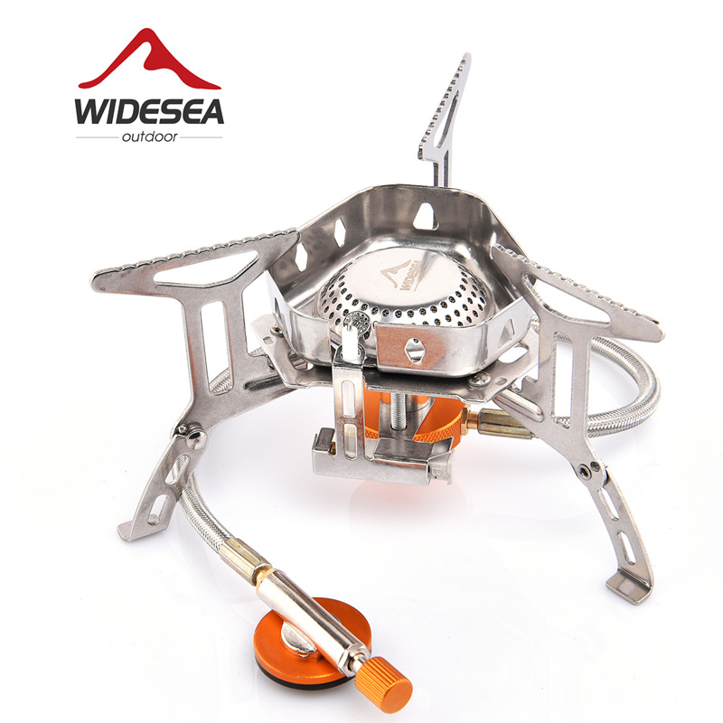 Fogão a gás portátil à prova d - Camping Cooking Canister avaliação e preço