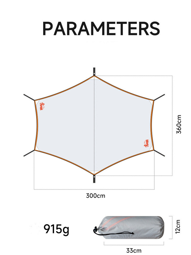 Tenda de sombreamento, abrigo  - Camping Cooking Tent avaliação e preço