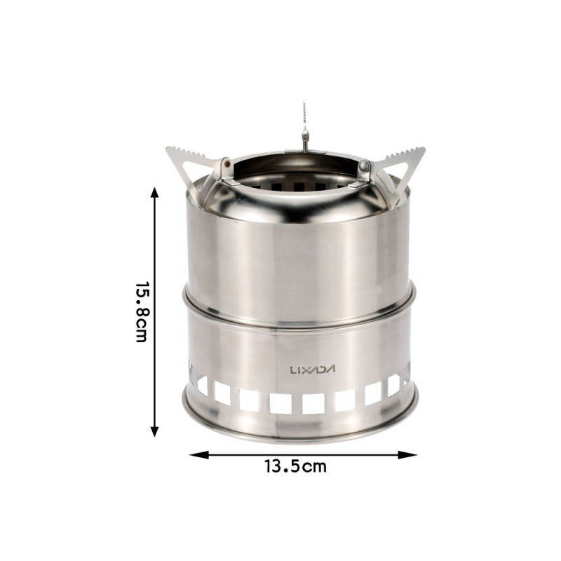 Lixada-fogão a lenha de aço in - Camping Cooking Grate avaliação e preço