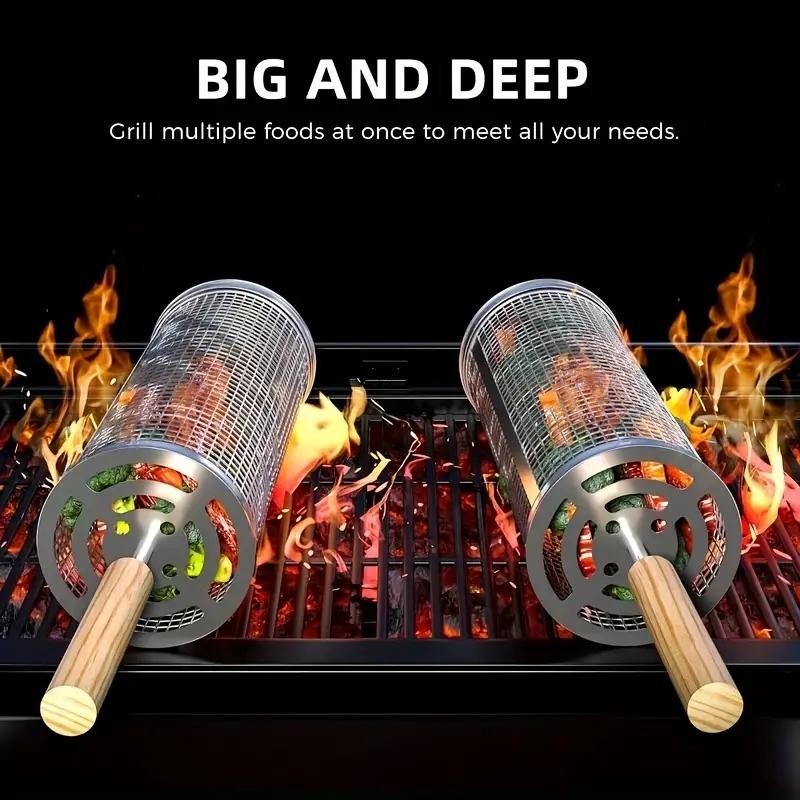 Cesto de Grelha para Churrasco - Camping Cooking Area avaliação e preço