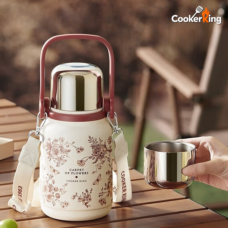 CoOKER KING 800ML Garrafa térm - Camping Cooking Pot Large avaliação e preço