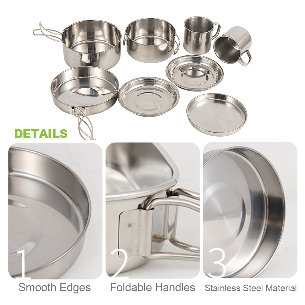 Kit de panelas para acampament - Camping Cooking Hot Plate avaliação e preço