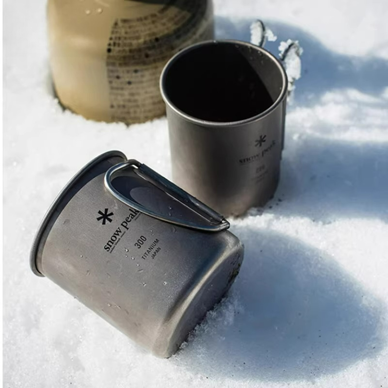 Copo de Titânio Snow Peak com  - Camping Cooking Cup avaliação e preço