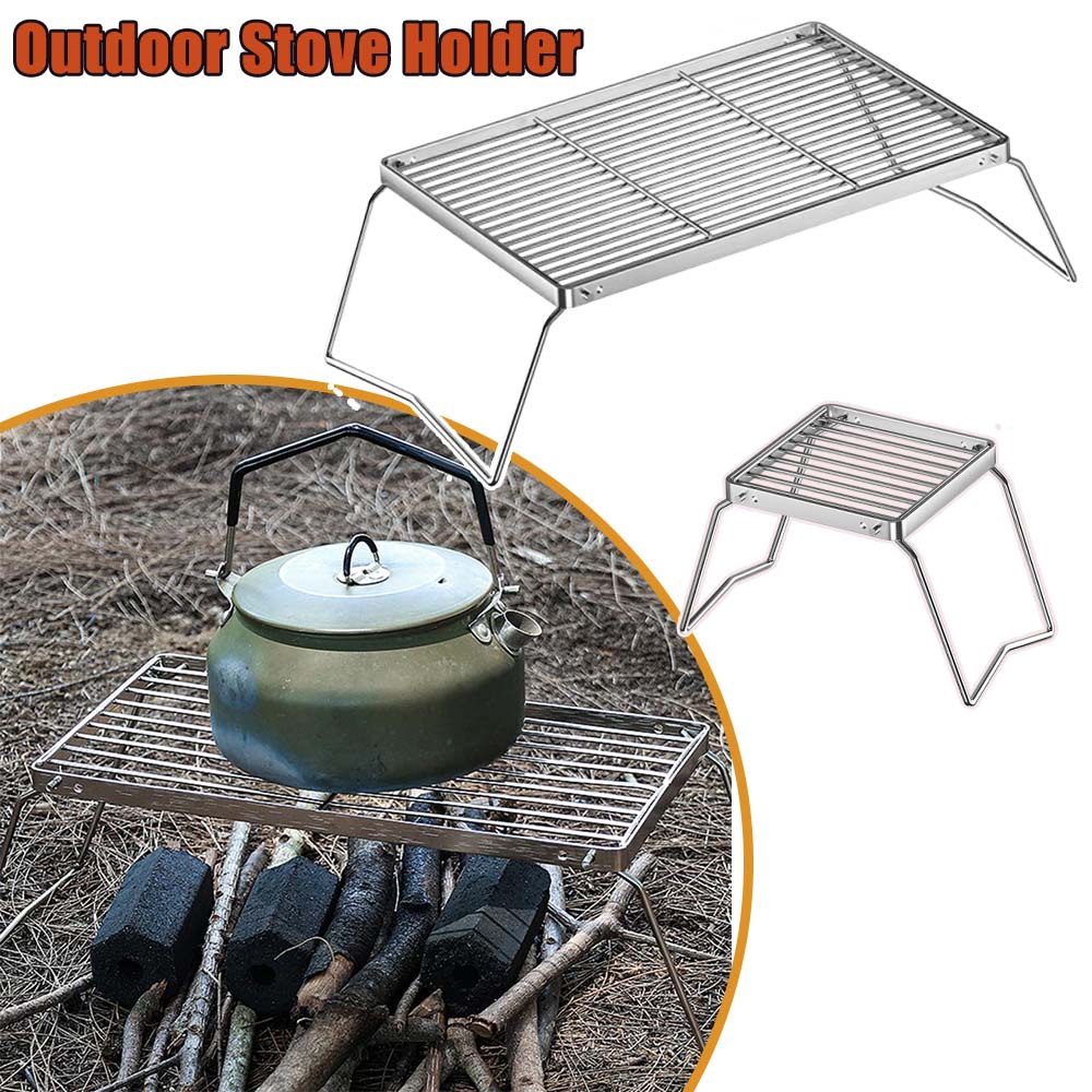 Suporte para Fogão de Aço Inox - Camping Cooking Grate avaliação e preço