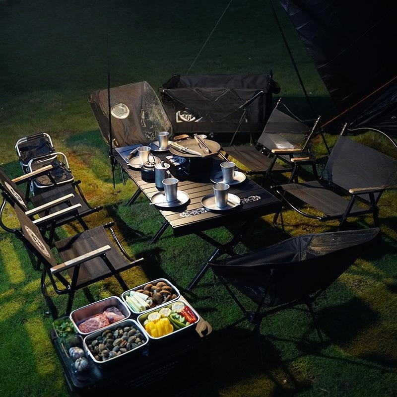 Conjunto de acampamento barrac - Camping Cooking Canopy avaliação e preço