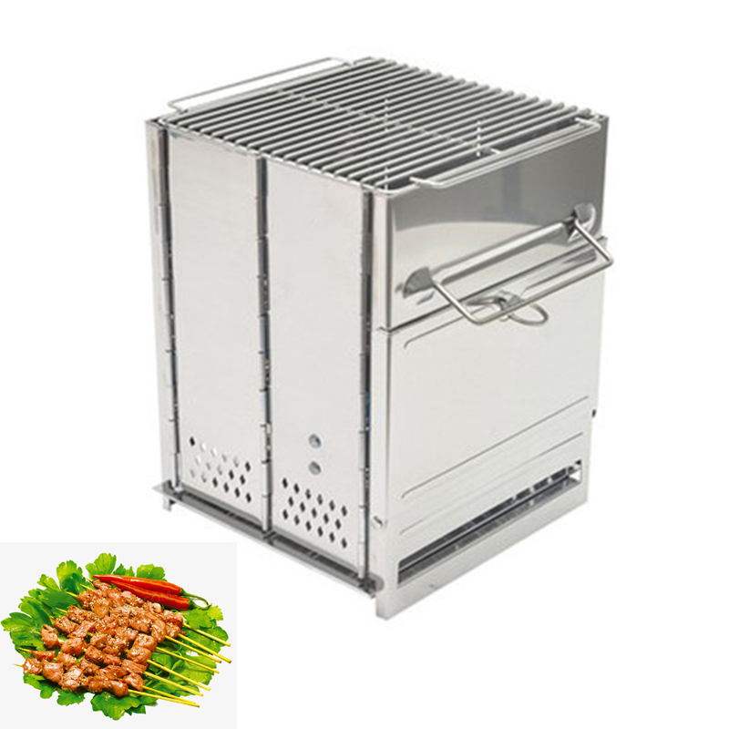 Fogão a Lenha Portátil Desmont - Camping Cooking Accessories avaliação e preço