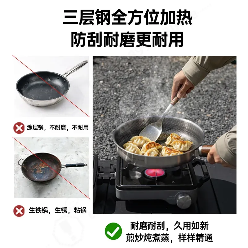 Conjunto de Panelas para Fogão - Camping Cooking Pot Large avaliação e preço