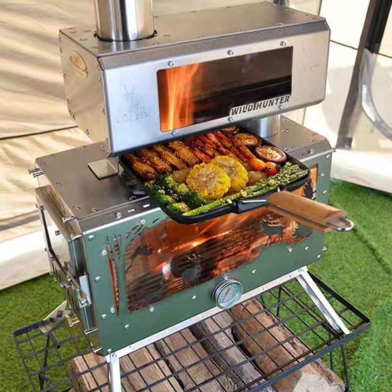 Fogão a Lenha para Camping com - Camping Cooking Area avaliação e preço
