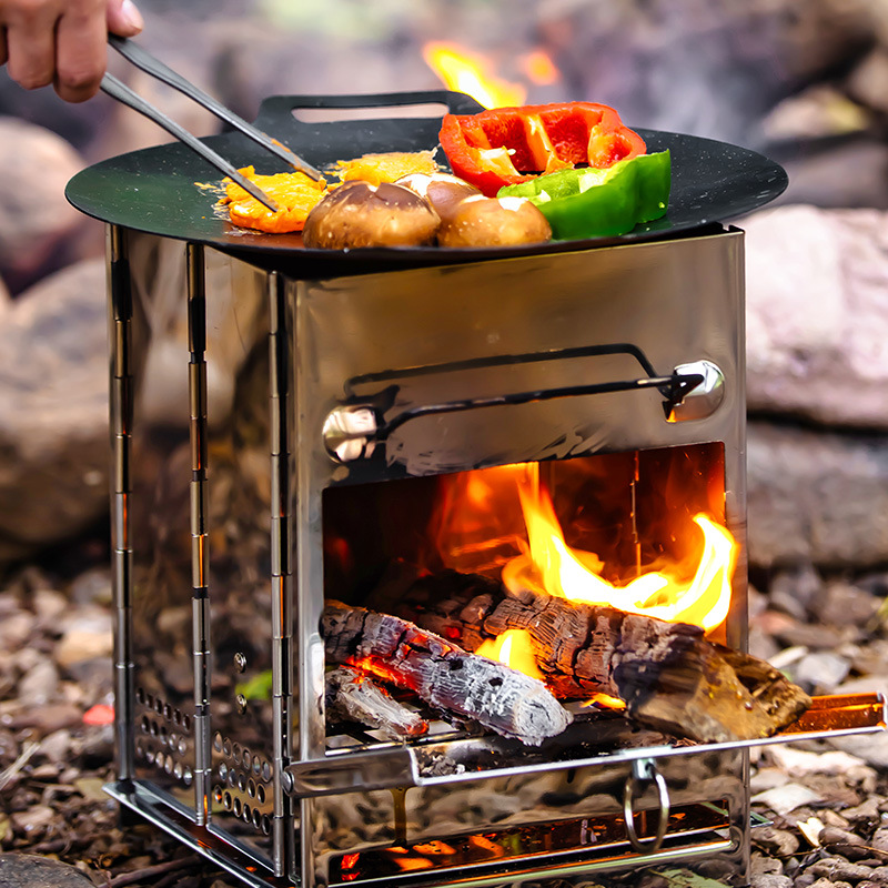 Fogão de churrasco de aço inox - Camping Cooking Grate avaliação e preço
