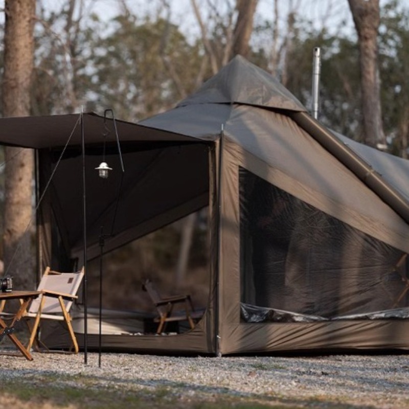 Tenda inflável turística famil - Camping Cooking Tent avaliação e preço
