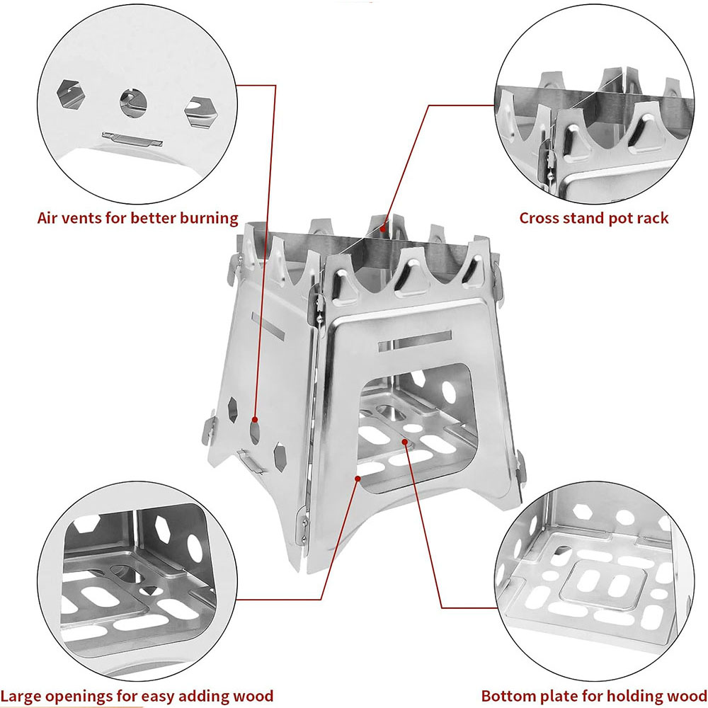 Fogão a lenha de acampamento p - Camping Cooking Grate avaliação e preço